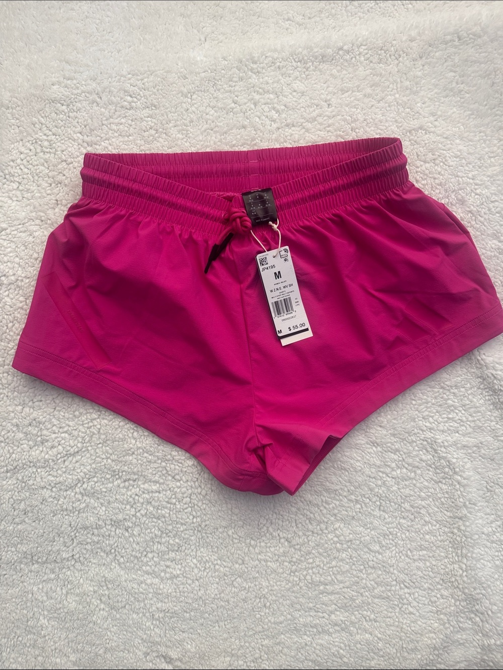 Adidas Women's Hot Pink Athletic Drawstring Shorts Medium